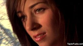 Taylor Vixen Masturbates Her Big Tits and Ass in Glamorous Solo Handjob Session