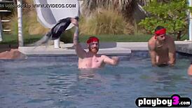 Nasty swingers swap partners and fuck in the mansion