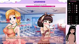 Vtuber Lewdneko Plays Order Us with Naughty Twists Part 1