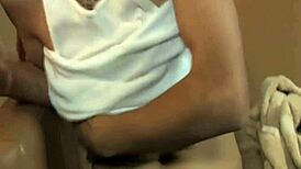 tattoo thug strokes hard to a wild gay climax.