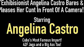 Angelina Castro Bares Huge Tits and Big Ass in Florida Solo with Toys