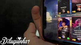 Young Girl Plays Game With Naughty Boyfriend