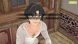 let's play as a charming waitress in this fun scenario 😊