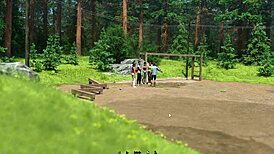 Naked photoshoot with bent over milf in summer heat gameplay 😎