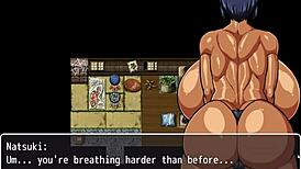 Natsuki Jerked Off in Hentai Ep 7