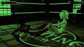 Dela vs Bree in Naked Fighter 3D Face Sitting
