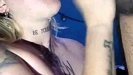 FROM MOUTH TO ASS, LATINA BLONDE LOVER BENDS OVER FOR DOGGYSTYLE BLOWJOB AND COCK