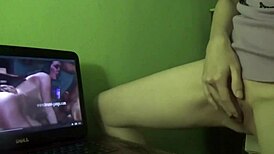 hey, that dry humping leads to orgasm while watching porn at home