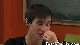 Twinks Skyelr Bleu And Jayden Ellis Anal Fuck In Classroom