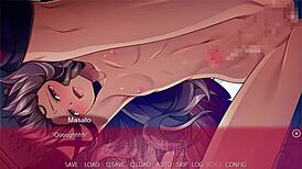 Ladyboy Hinowa Takes Creampie In Anal Sex Scene.