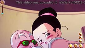 chi chi gives roshi a handjob 😈