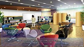 akumeru family asaka route part 10 - office sex with big tits and mutual play