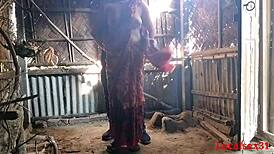 Red Saree Wife Gives Outdoor Blowjob in Official Localsex31 Video!