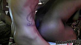 african couple enjoying intimate moments together