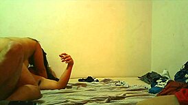 Intense hardcore sex with my friend's Colombian girlfriend in cowgirl. Cumshot included.