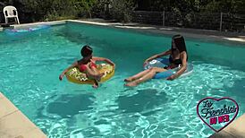 Watch her take off pads and piss with hairy pussy! Compilation of three videos!