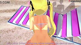 Marie Rose Bikini Fuck on Beach