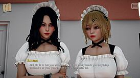 My bully turns into my lover grabbing tits and ass