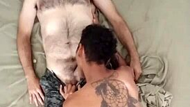 Intense Blowjob To Kickstart The Day With A Hairy Hot Romantic Guy