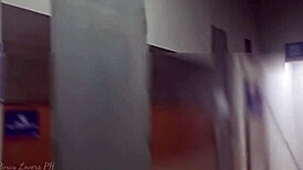 Pinay engages in scandalous fucking in restroom