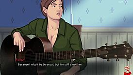 tlou porn parody with redhead blowjob in car 🚗