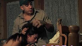 Facialized that petite teen after rough suckin’, damn crazy!