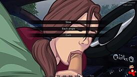 tlou porn parody with redhead blowjob in car 🚗