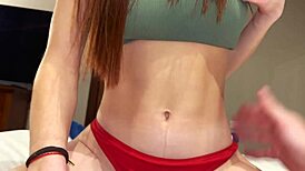 yo, quick hotel room bang with my slutty wife riding me pov... 🔥