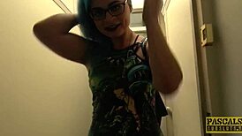 british subslut gets fucked hard in doggystyle and swallows cum