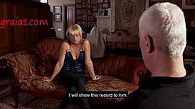 Experienced Blondie Humiliated and Cries in Brutal Session