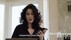 teen sucks stepbro's banana in taboo game show