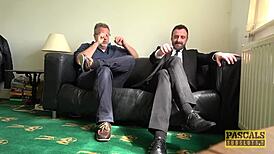 british subslut gets fucked hard in doggystyle and swallows cum