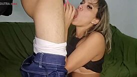 Watch this hot girl fucking a guy with a huge cock?