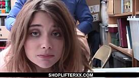Fucked Teen 18+ Shoplifter Throats Mall Cop - Ariel Mcgwire
