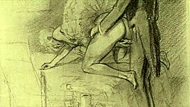 What makes vintage erotic illustrations so captivating to explore?