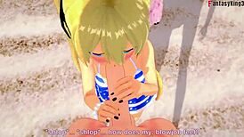 Marie Rose Bikini Fuck on Beach