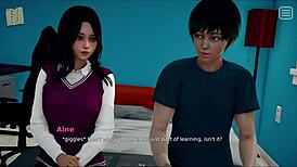 My bully turns into my lover grabbing tits and ass