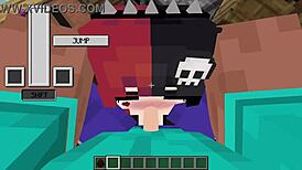 ellie gets intense facial after deepthroat face fucking