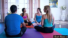 yoga-loving stepdaughter gets banged hard after a steamy bj