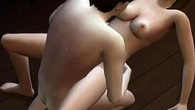 Wow, watch the young 18+ deep throat in 3d!