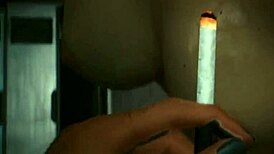 panam gets wild in laguna bend sex scene from cyberpunk 2077 game.