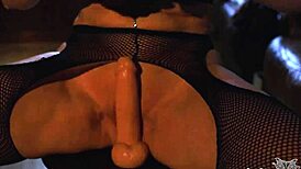 Hot milf feels sensual pleasure riding dildo in homemade cowgirl after work