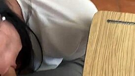 Student Fucks MILF Teacher Vero in Classroom Anecdote!