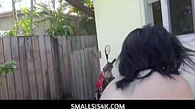 Smallsis4k - Stepbrother Allows Stepsister Riley Jean to Ride His Dick in Wild POV Action