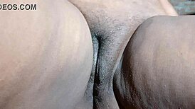 Did the stepmother get her pussy fucked hard after the oil massage?