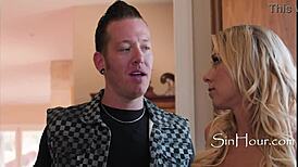 hey, stepdaughter's older lover fucks me hard riding cowgirl style on his way out - katie morgan