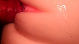 FUCK this HAIRLESS PUSSY with TOYS and BLOWJOB in close-up FETISH action!