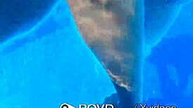 Wow! POVD Outdoor Poolside Tight Pussy Pounding with Big Cock!