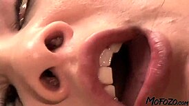 a horny guy is fucking the step sis in her ass, he moans during rough anal