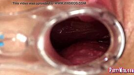 Neveah screams while playing with pussy